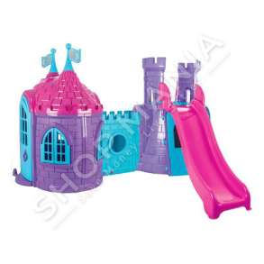 PILSAN - SHTEPI KESHTJELLE ME RRESHQITESE PER FEMIJE +3VJEC "PRINCESS CASTLE WITH SLIDE" - 07-965