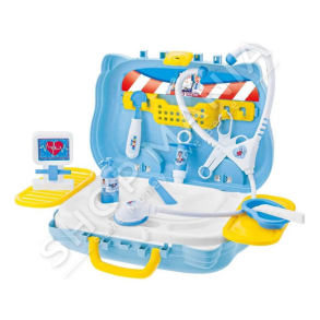 BY TOYS - VALIXHE ME AKSESORE DOKTORASH +3VJEC "LITTLE DOCTOR SET IN A WHEELED SUITCASE"