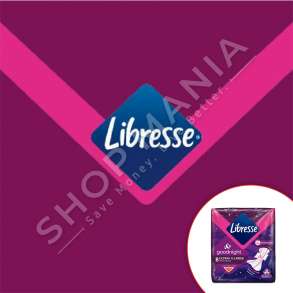 LIBRESSE - PECETA HIGJIENIKE MUJORE "ULTRA THIN - GOODNIGHT EXTRA" - 8 COPE