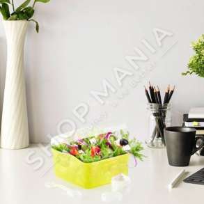 TAS USHQIMESH ME KAPAK + ENE E VOGEL EREZASH + LUGE + PIRUN - 15X15X9CM