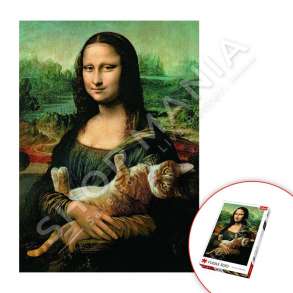 TREFL - PUZZLE ME 500 COPE MONA LISA AND PURRING KITTY