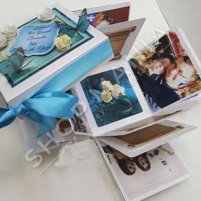 KOMPOZIM KUTI DHURATE "EXPLODING BOX" - 12X12CM