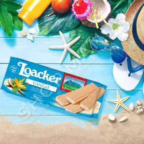 LOACKER - VAFER ME VANILJE - 90G