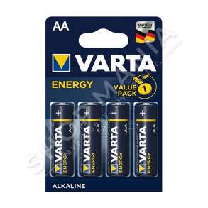 VARTA - BATERI ALKALINE ENERGY A+, 1.5V