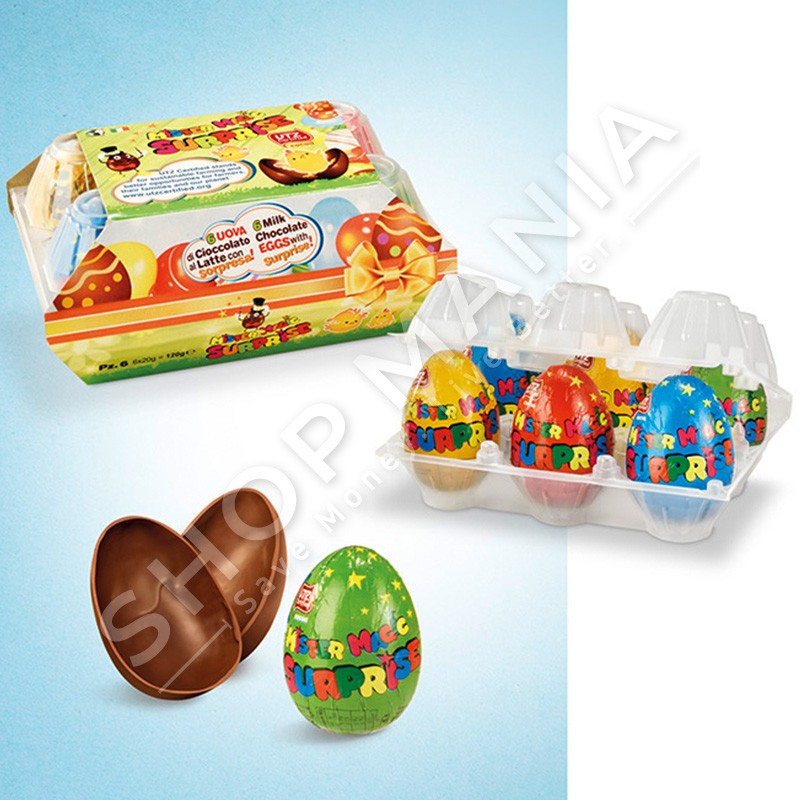 CHOCOLITALY - COKOLLATE NE FORME VEZE "MISTER MAGIC SURPRISE" - 6 x 20G