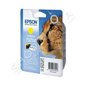 EPSON - KARTUÇË ME BOJË NGJYRË E VERDHË C13T07144011 T0714 RRETH 415 FAQE 5.5ML
