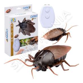 JZL - BUBURREC ME TELEKOMANDE +6VJEC "INFRARED REMOTE CONTROL MOCK FAKE GIANT COCKROACH ANT ELECTRIC RC TOY" - 1288