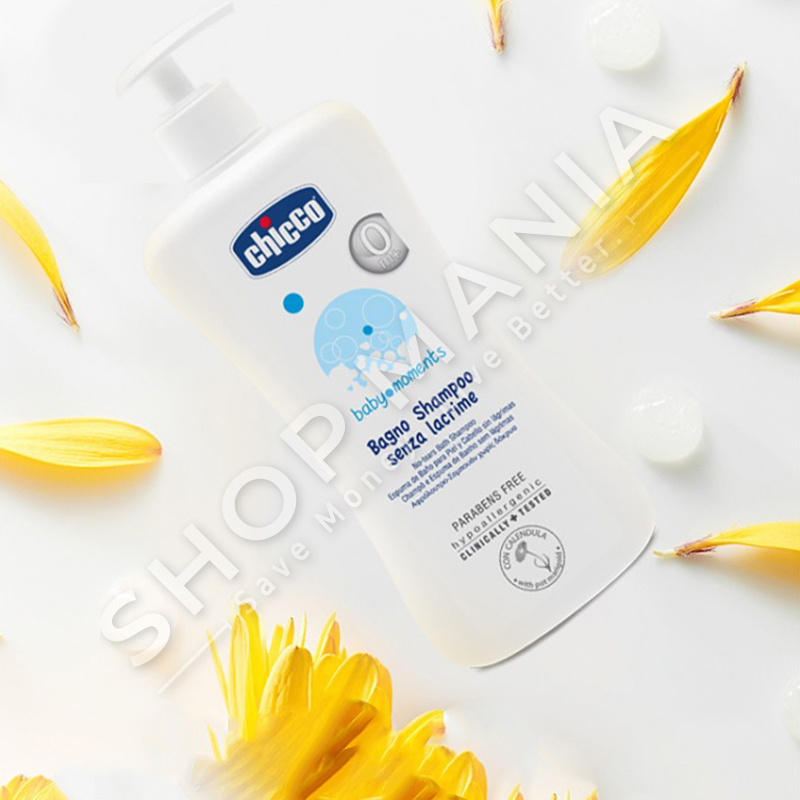 CHICCO - SHAMPO PER FEMIJE "BABY MOMENTS - NO TEARS" - 750ML, +0 MUAJ