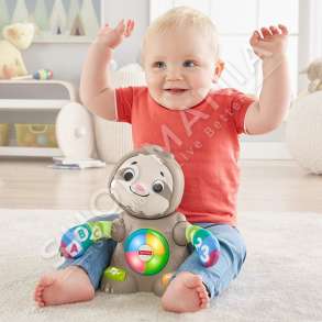 MATTEL - SLOTH ARGETUES ME +85 MELODI & MUZIKE +9MUAJSH "FISHER PRICE LINKIMALS HAPPY SLOW MOVES SLOTH" - 887961800333