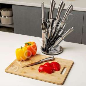 NAVA - SET ME 5 THIKA + 1 GERSHERE + 1 MPREHESE THIKASH & MBAJTESE "STEEL KNIVES ACER" - 5205746904895