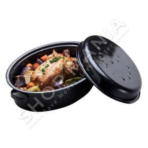 TAVE OVALE ME KAPAK "GALINI ROASTER - GRI-111"