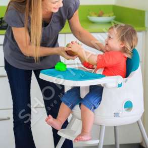 CURVER - KARRIGE USHQIMI 6-48 MUAJSH "MULTI DINE KETER KIDS WHITE & BLUE" - 7290106933415