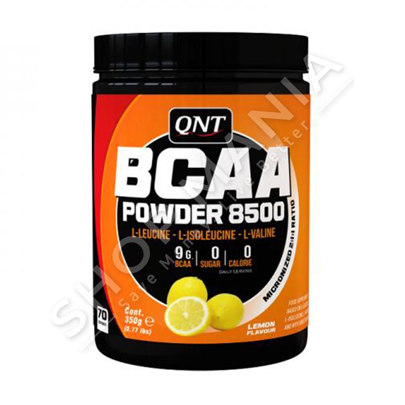 QNT - SUPLEMENT PER RRITJEN E REZISTENCES & RIGJENERIMIT MUSKULAR "ME SHIJE TE NDRYSHME - BCAA 8500" - 350G