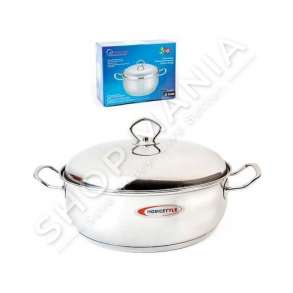 HOMESTYLE - TENXHERE INOKSI ME KAPAK - 18CM