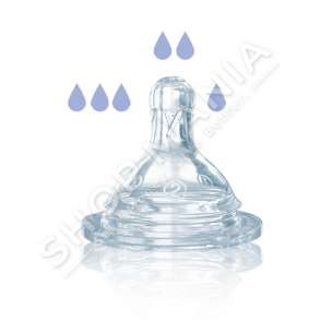 LORELLI - BIBERON SILIKONI ME RRJEDHJE NORMALE - 2COPE, +0 MUAJ