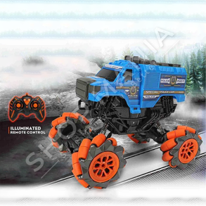 MAKINE PER FEMIJE ME TELEKOMANDE & BATERI +3VJEC "1/14 SCALE STUNT CLIMBING OFF-ROAD VEHICLE EXPLOSION WHEEL 4WD REMOTE CONTROL CAR"