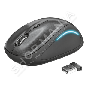 TRUST - MOUSE WIRELESS "YVI FX BLACK" - 22333