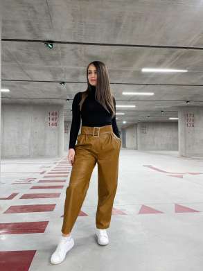 PANTOLLONA ME RRIP "MUSTARDE"