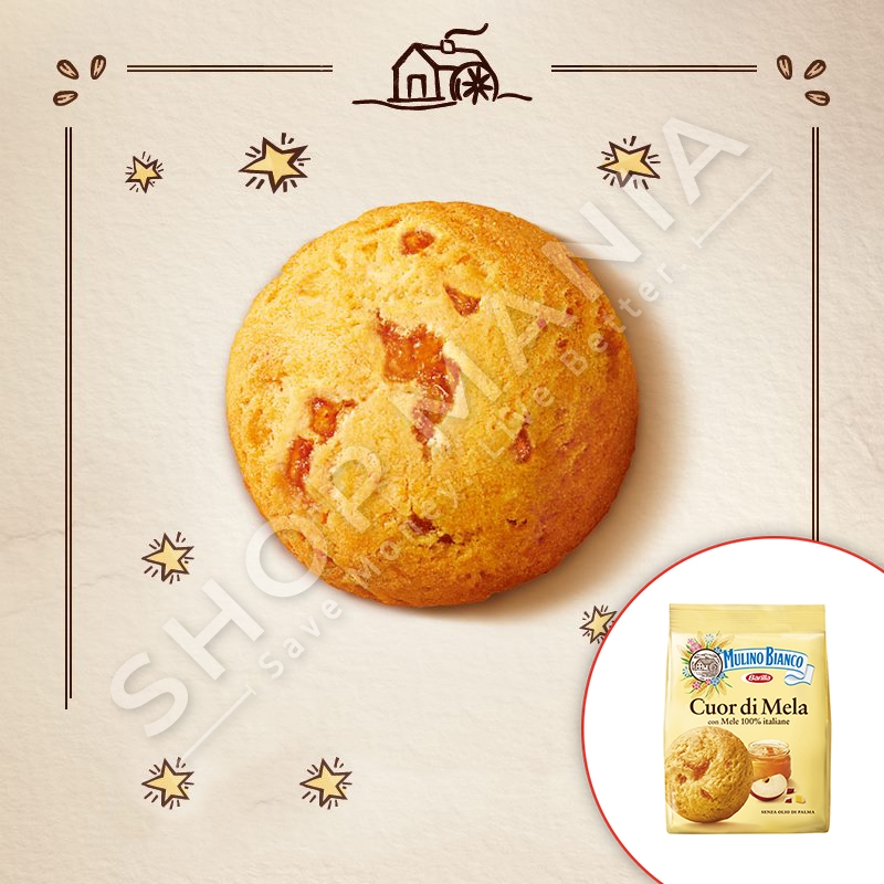 BARILLA/MULINO BIANCO - BISKOTA "CUOR DI MELA" - 300G