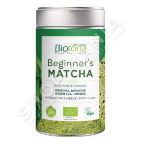 BIOTONA - BEGINNERS'S MATCHA 100% PURE & ORGANIC 80G