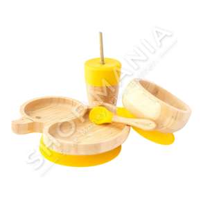 ECO RASCALS - SET USHQIMI +6MUAJSH "DUCK SET IN YELLOW" - 793591755915