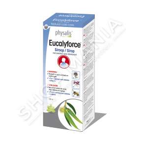 PHYSALIS -  SHURUP ME NJE KOMBINIM EKSTRAKTESH 100% BIMORE & VAJRA ESENCIALE QE NDIHMOJNE/QETESOJNE RRUGET E SIPERME TE FRYMEMARRJES "EUCALYFORCE" - 150ML