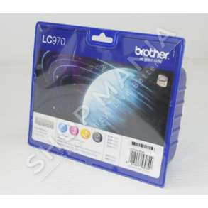 BROTHER - MULTIPACK NGJYRË E ZEZË/NGJYRË E KALTËR/NGJYRË MAGENTA/NGJYRË E VERDHË LC970VALBPDR LC-970 KONFEKSION MIKS: BK/C/M/Y