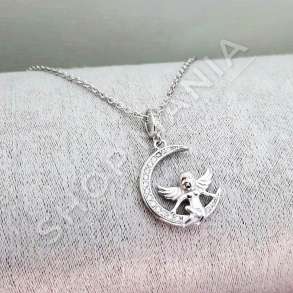 VARESE ARGJEND ME GURE TE VEGJEL ZIRKONI "DIZAJN HENE & ENGJELL" - 4.5GR