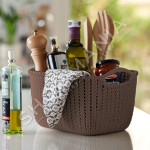 CURVER - SHPORTE 8L "KNIT HARVEST BROWN" - 3253923974300