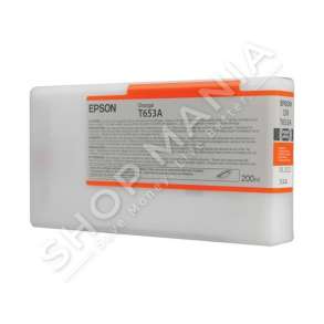 EPSON - KARTUÇË ME BOJË NGJYRË PORTOKALLI C13T653A00 T653A 200ML
