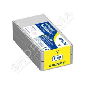 EPSON - KARTUÇË ME BOJË NGJYRË E VERDHË C33S020604 SJIC22P/Y 32.5ML