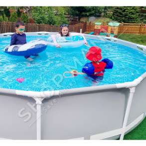 INTEX - PISHINE +6VJEC Ø366X76CM "PRISM FRAME POOL" - 26710