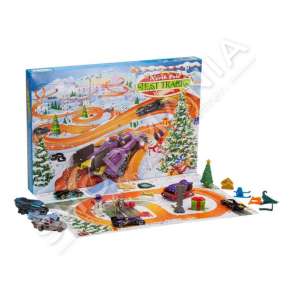MATTEL - PISTE MAKINASH ME 8 MAKINA & 16 AKSESORE +3VJEC "VEHICLE HOT WHEELS ADVENT CALENDAR AW 2021" - 887961913637