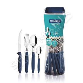 TRAMONTINA - SET NGRENIE (6 LUGE GJELLE, 6 PIRUNJ, 6 THIKA, 6 LUGE EMBELSIRE) - 24 COPE