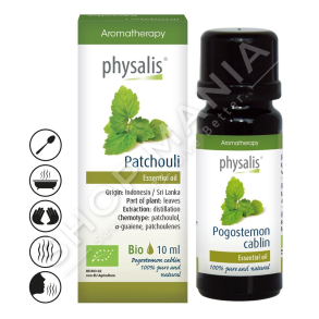 PHYSALIS - VAJ PATCHOULI PER PASTRIMIN E LEKURES & PERMIRESIMIN E PERQENDRIMIT 10ML "PATCHOULI POGOSTEMON CABLIN"