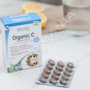 PHYSALIS - SUPLEMENT QE NDIHMON NE IMUNITETIN & KOMFORTIN E RRUGEVE TE SIPERME TE FRYMEMARRJES "ORGANIC C" - 30 TABLETA