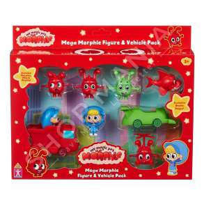 CHARACTER OPTIONS - SET 6 FIGURA PERSONAZHE TE HENES ME 2 AUTOMJETET E TYRE +2VJEC "FIGURE MORPHLE MY MAGIC PET & VEHICLE" - 5029736075422