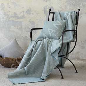 MBULESE DIVANI "PINTO AQUA" - 180X180CM