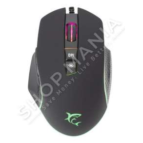 WHITE SHARK - MOUSE OPTIK GAMING "GARETH BLACK" - GM-5009
