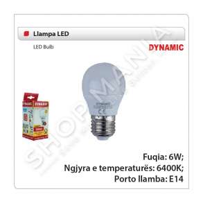 DYNAMIC  -  LLAMPE LED 6W E14 6400K
