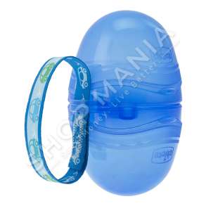 CHICCO - MBAJTESE BIBERONI E DYFISHTE +0MUAJSH "DOUBLE SOOTHER HOLDER BLUE" - 8058664033089