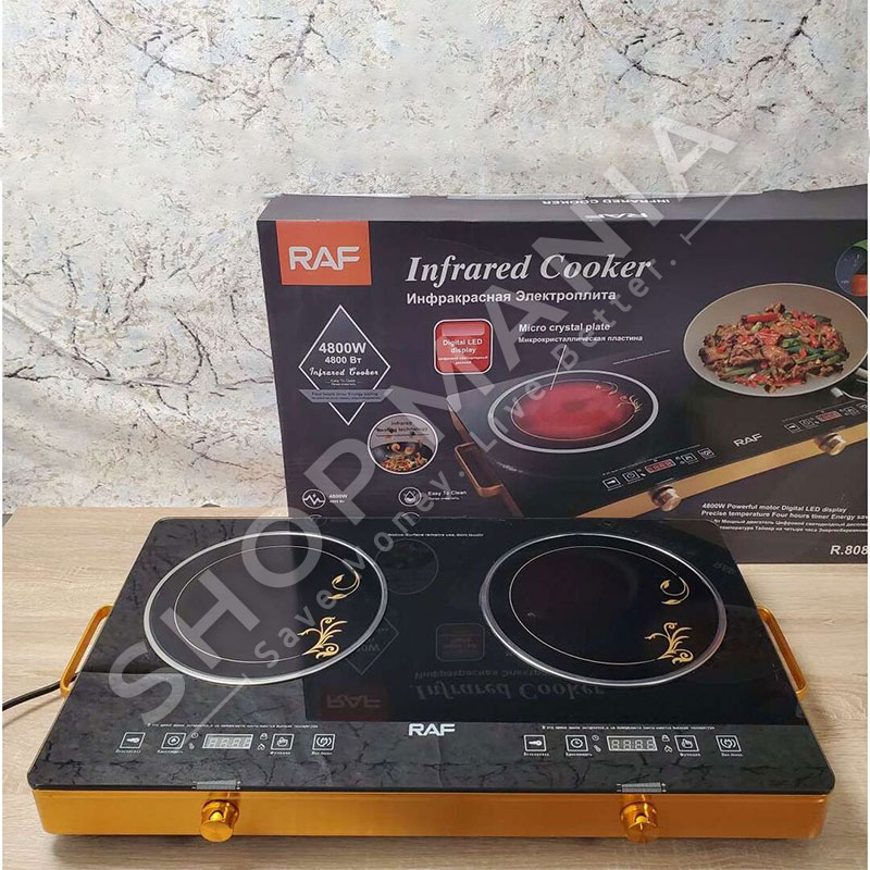 RAF - FURNELE ELEKTRIKE ME 2 PLITKA 4800W "INFRARED COOKER" - R.8088
