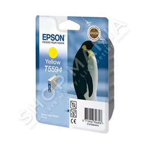 EPSON - KARTUÇË ME BOJË NGJYRË E VERDHË C13T55944010 T5594 13ML