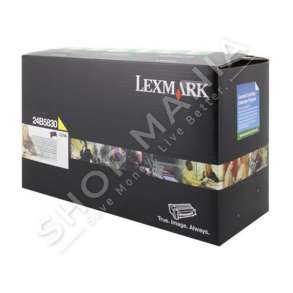 LEXMARK - ORIGJINALE TONER NGJYRË E VERDHË 24B5830 RRETH 18000 FAQE
