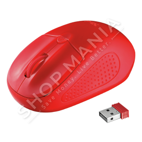 TRUST - MOUSE WIRELESS "PRIMO RED" - 20787
