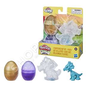 HASBRO - VEZE DINOZAURI & DINOZAUR +4VJEC "PLAY-DOH DINO CREW BONE EGGS TRICERATOPS" - 5010993884735