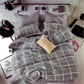 SET CARCAF ZARF DOPIO GRI "DIZAJN KATROR" - 230X260CM