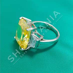 UNAZE ARGJENDI ME GUR ZIRKONI "KATRORE -  E ARTE"