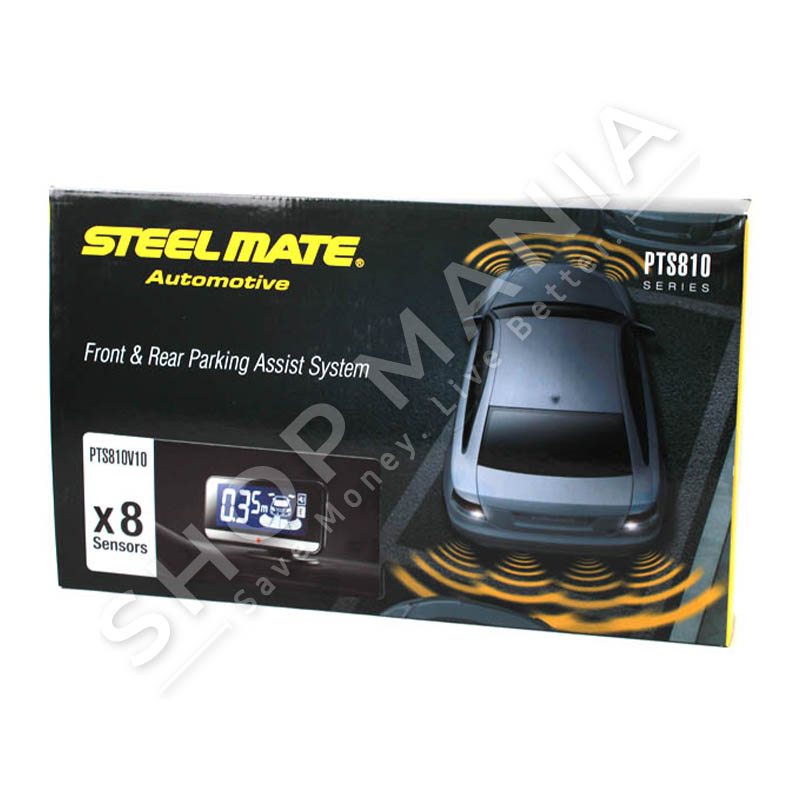 STEELMATE - SENSOR PARKIMI ME 8 SENSORE DHE EKRAN LCD "PTS810V10"