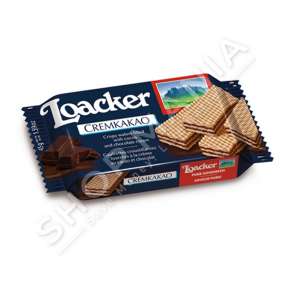 LOACKER - VAFER ME KREM KAKAO - 45G